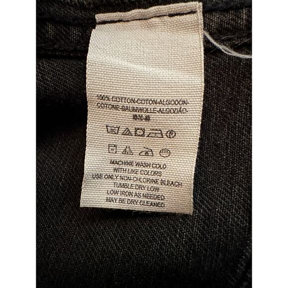 Free People Distressed Denim Heathered Gray Knit Sleeve Jacket size S - Picture 3 of 6